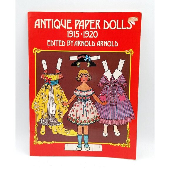 Antique Paper Dolls 1915 - 1920 Arnold Arnold Book  Paper Dolls - Picture 1 of 4